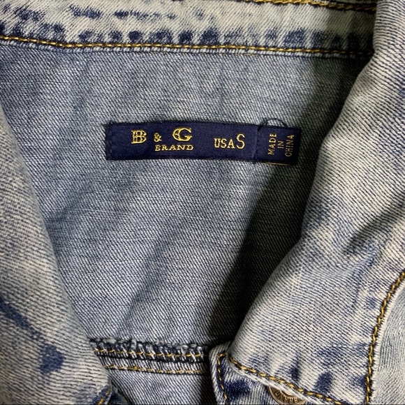 Distressed Denim Vest - Picture 3 of 3